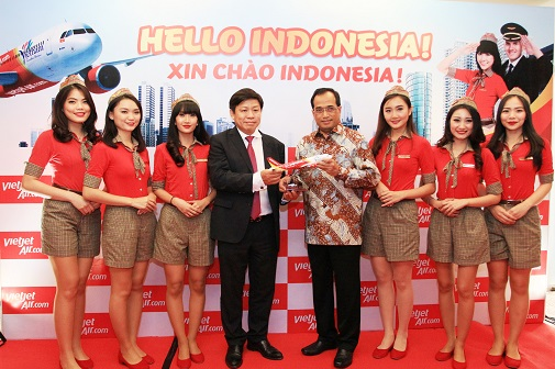Vietjet mở đường bay mới TP.Hồ Chí Minh đi Jakarta