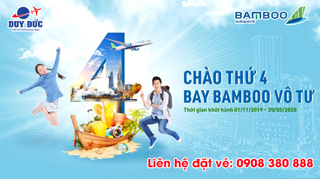 Bamboo Airways khuyến mãi ngày thứ 4