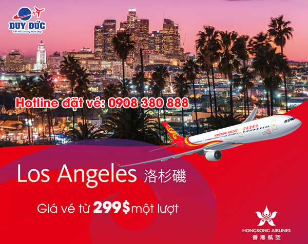 Hong Kong Airlines khuyến mãi đi Los Angeles