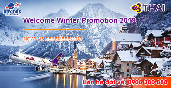 Thai Airways khuyến mãi mùa đông 2019