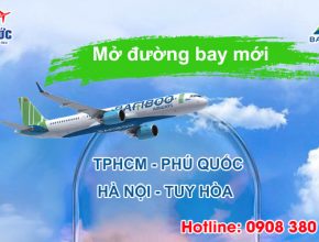 Bamboo Airways mở đường bay TPHCM - Phú Quốc và Hà Nội - Tuy Hòa