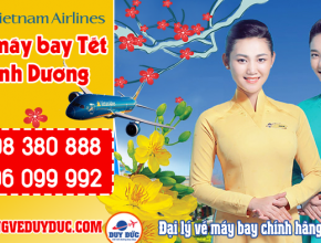 Vé máy bay tết Vietnam Airlines Bình Dương TPHCM