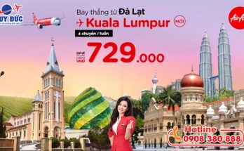 AirAsia khai trương đường bay mới Đà Lạt - Kuala Lumpur