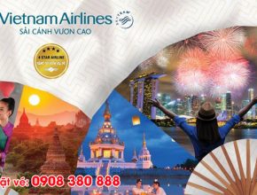 Du lịch mùa lễ hội cùng Vietnam Airlines bay quốc tế chỉ từ 9 USD khứ hồi