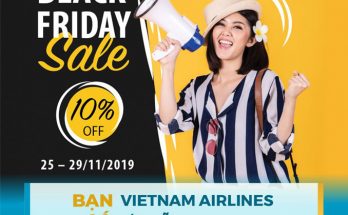 Vietnam Airlines ưu đãi Black Friday