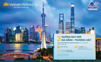 Vietnam Airlines mở đường bay thẳng Đà Nẵng – Thượng Hải